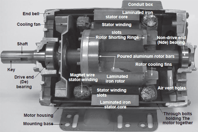 Construction of Induction Motor